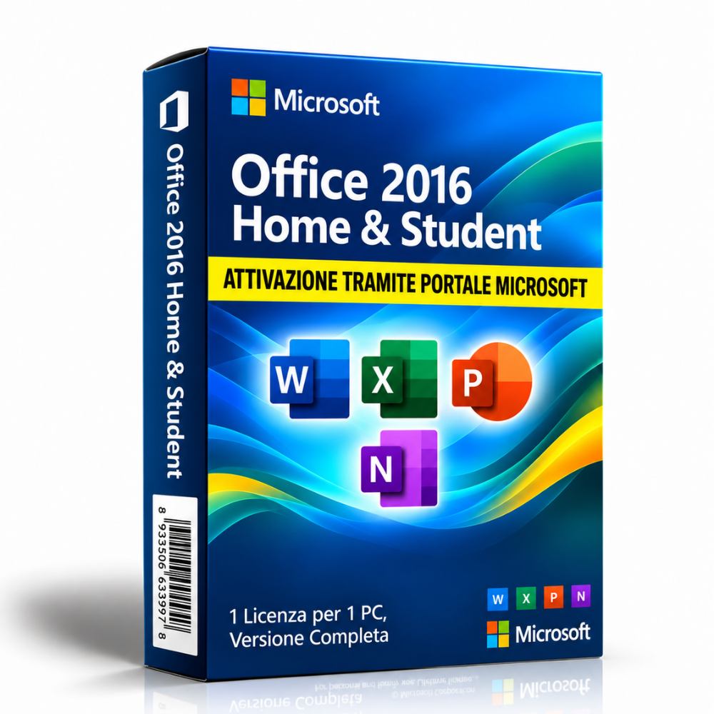 Microsoft Office 2016 Home & Student Licenza a Vita