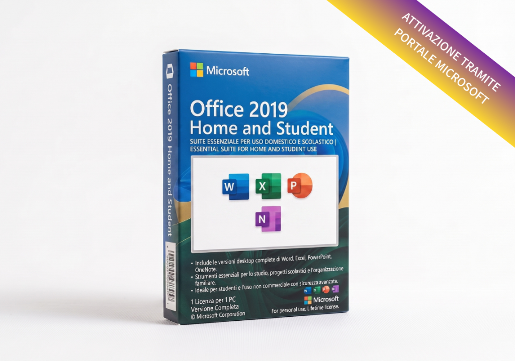 Microsoft Office 2019 Home and Student Licenza a Vita