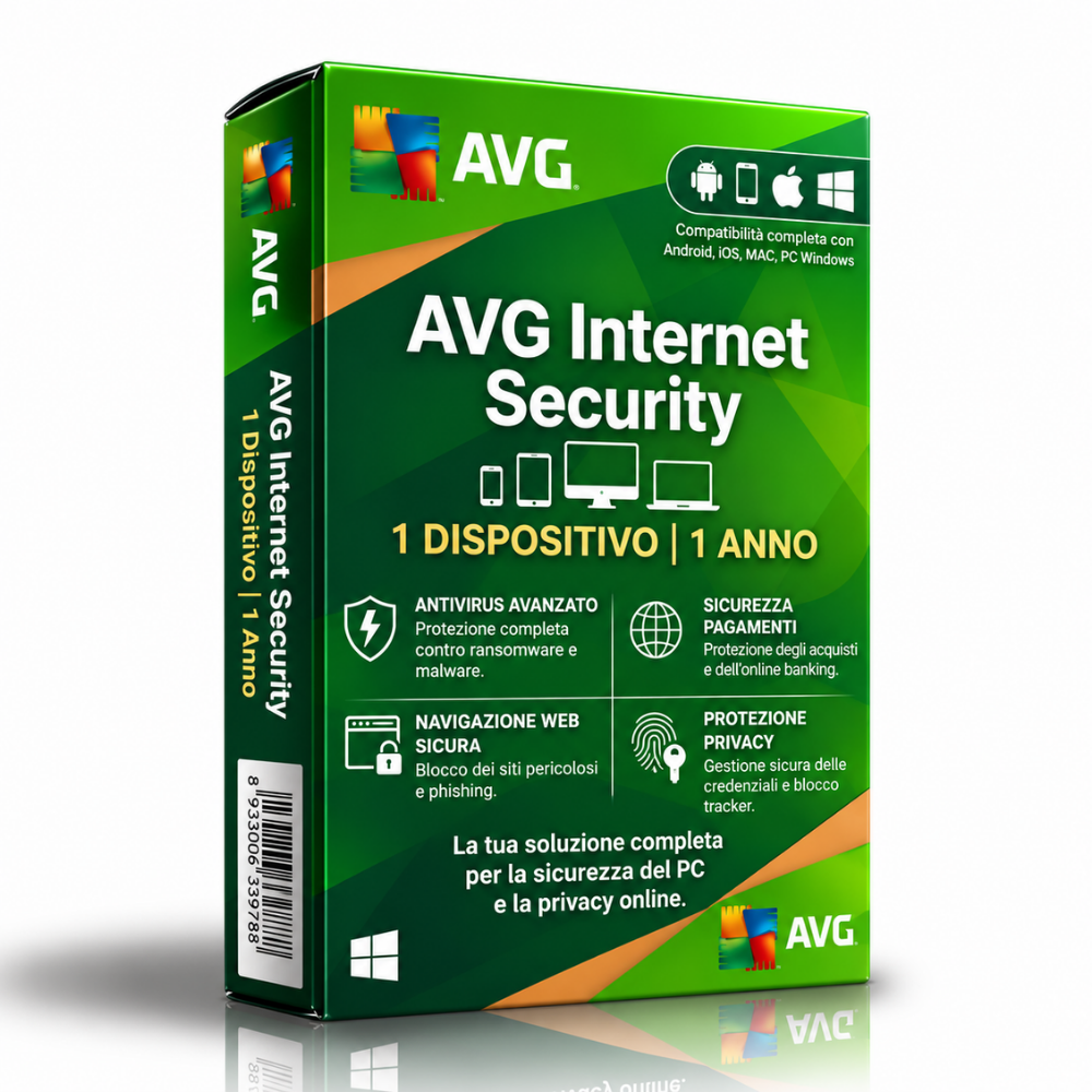 AVG Internet Security - 1 Dispositivo - 1 Anno