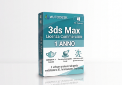 Autodesk 3ds Max – Licenza Commerciale 1 Anno - PC Windows