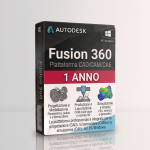 Autodesk Fusion 360 - 1 Anno - PC Windows - Fatturazione Italiana