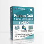 Autodesk Fusion 360 - Licenza Commerciale 1 Anno - PC Windows