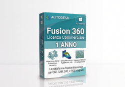 Autodesk Fusion 360 - Licenza Commerciale 1 Anno - PC Windows