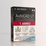 Autodesk AutoCAD LT - 1 Anno - PC/MAC - Fatturazione Italiana