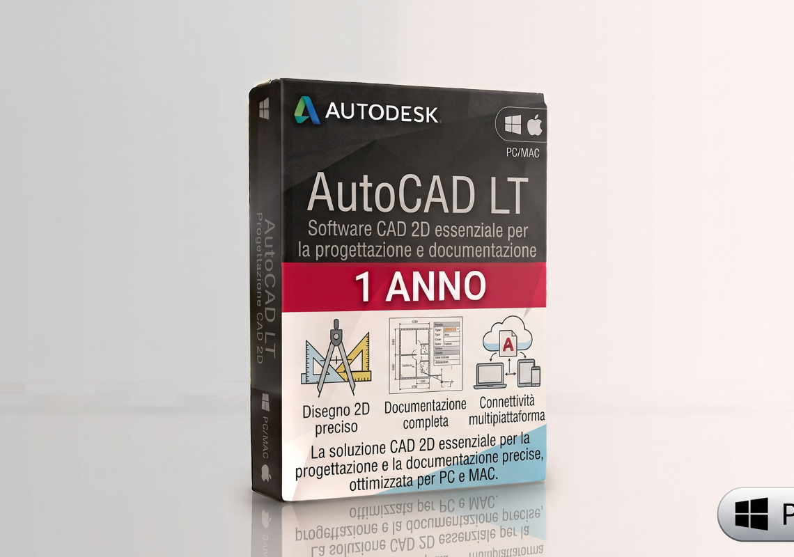 Autodesk AutoCAD LT - 1 Anno - PC/MAC