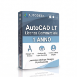 Autodesk AutoCAD LT – Licenza Commerciale 1 Anno – PC/MAC