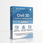 Autodesk Civil 3D – Licenza Commerciale 1 Anno – PC Windows