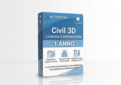 Autodesk Civil 3D – Licenza Commerciale 1 Anno – PC Windows