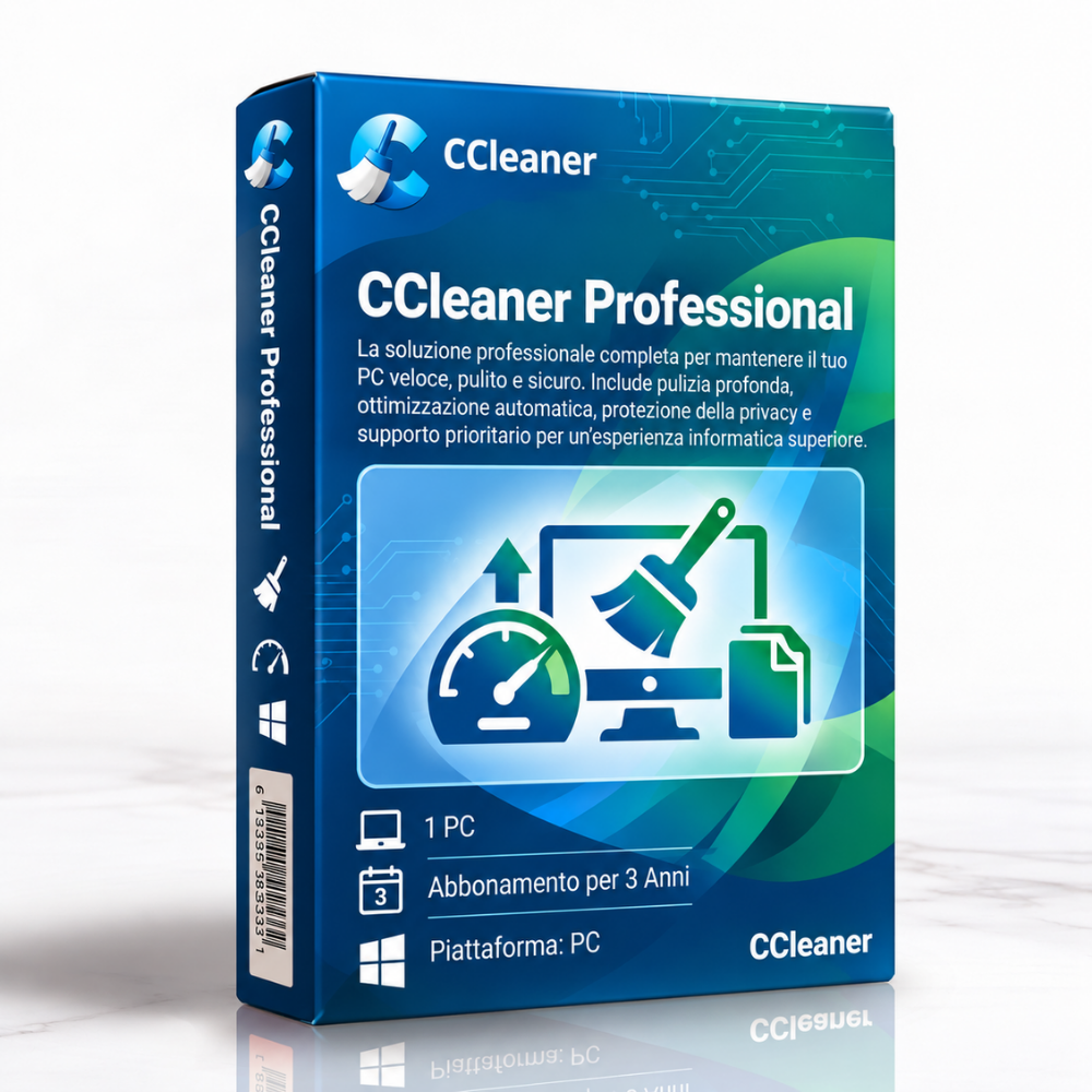 CCleaner Professional - 1 Dispositivo - 3 Anni